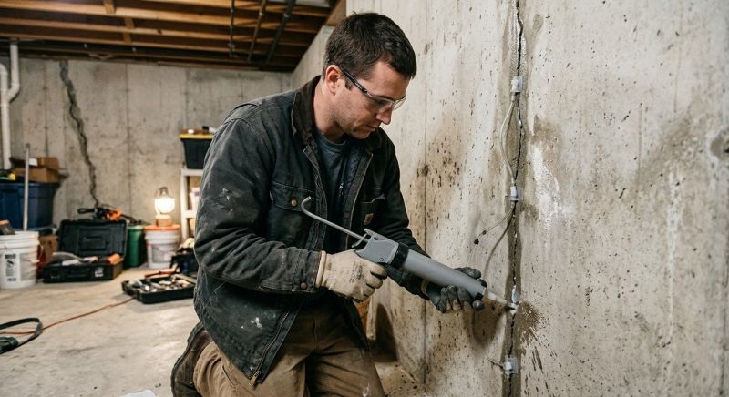 Basement Crack Repair in Chesterfield, VA