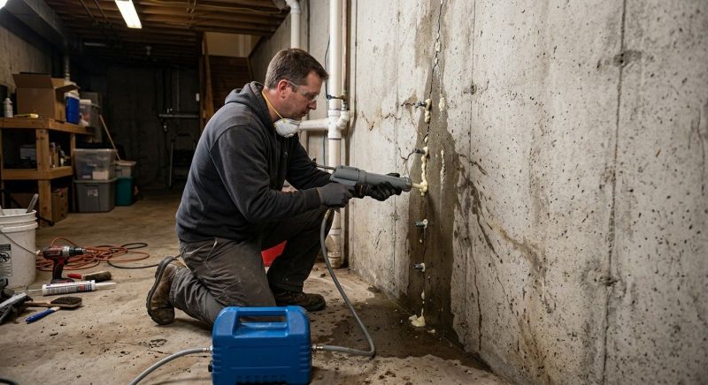 Basement Foundation Repair in Moseley, VA
