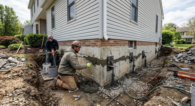 Basement Foundation Repair in Moseley, VA