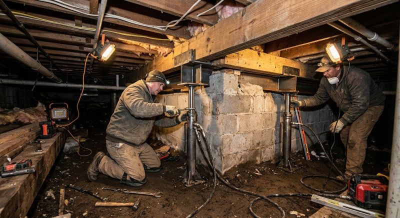 Basement Foundation Repair in Richmond, VA