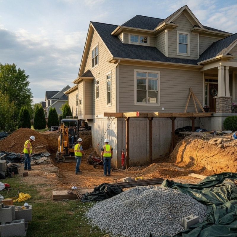 Building Foundation Repair in Dinwiddie County, VA