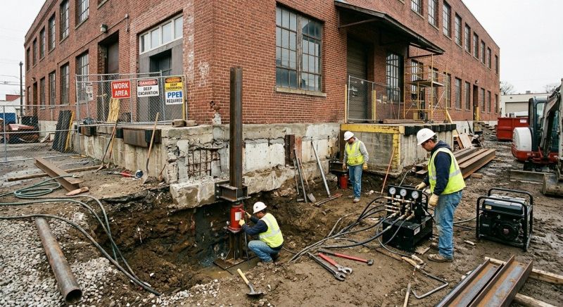 Building Foundation Repair in Goochland County, VA