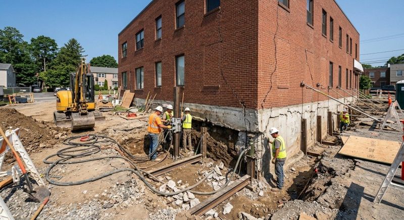 Building Foundation Repair in Powhatan, VA