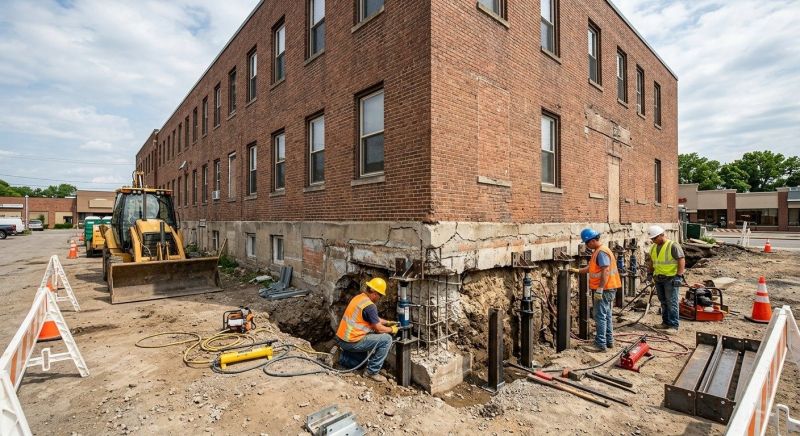 Commercial Foundation Repair in Chesterfield, VA