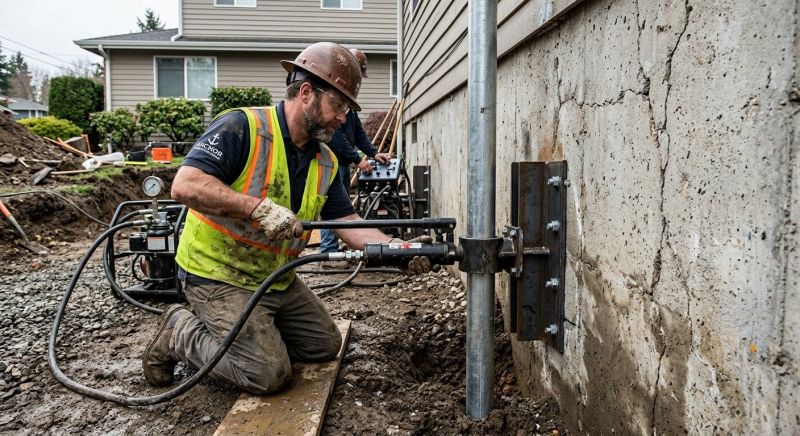 Concrete Foundation Leveling in Chesterfield County, VA