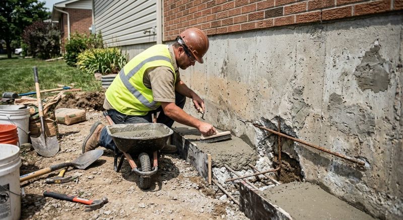 Concrete Foundation Repair in Henrico County, VA