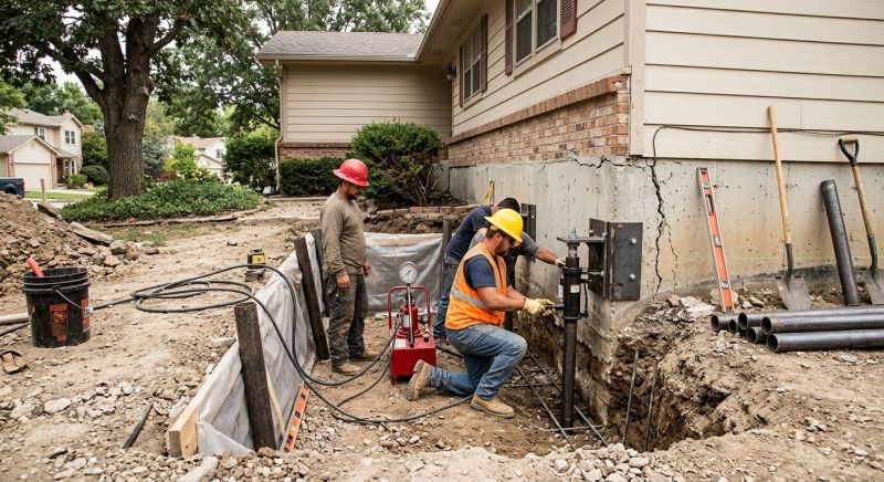 Concrete Foundation Repair in Moseley, VA