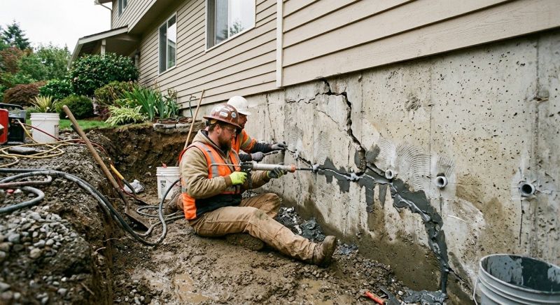 Cracked Foundation Repair in Chester, VA
