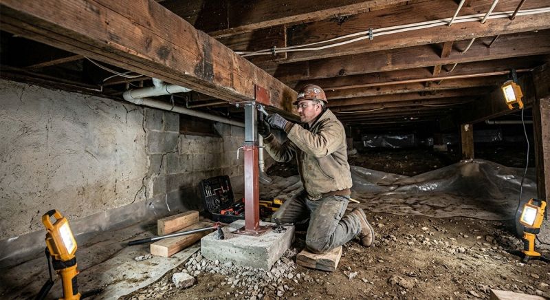 Crawl Space Leveling in Chesterfield, VA