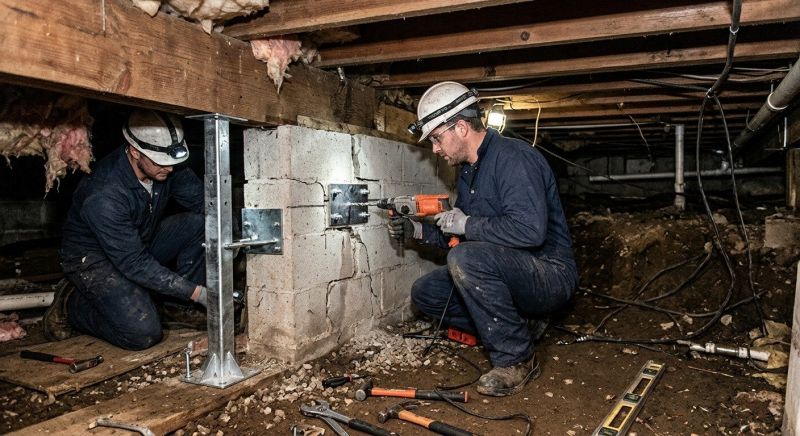 Crawlspace Foundation Repair in Amelia Court House, VA
