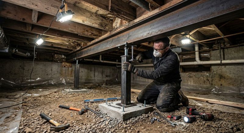 Crawlspace Structural Repair in Chesterfield, VA