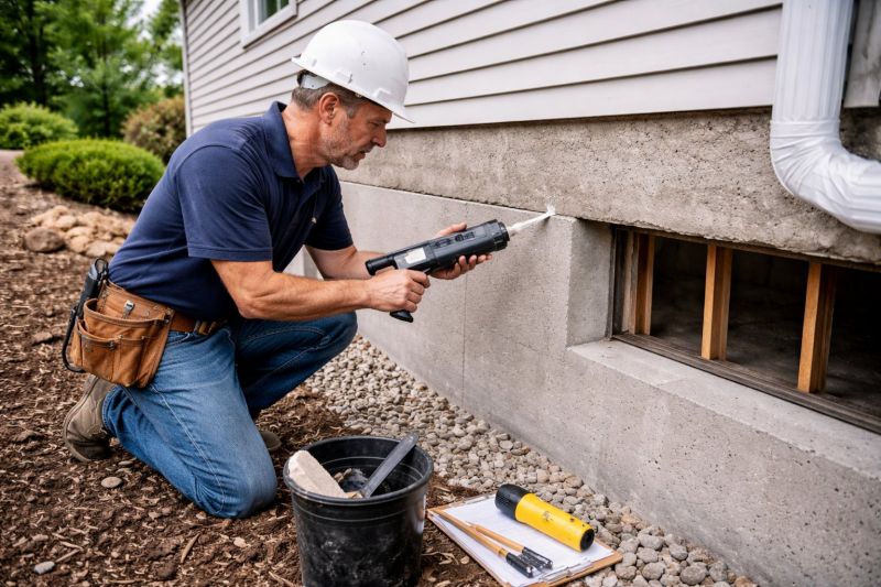 Foundation Crack Sealing in Chesterfield, VA