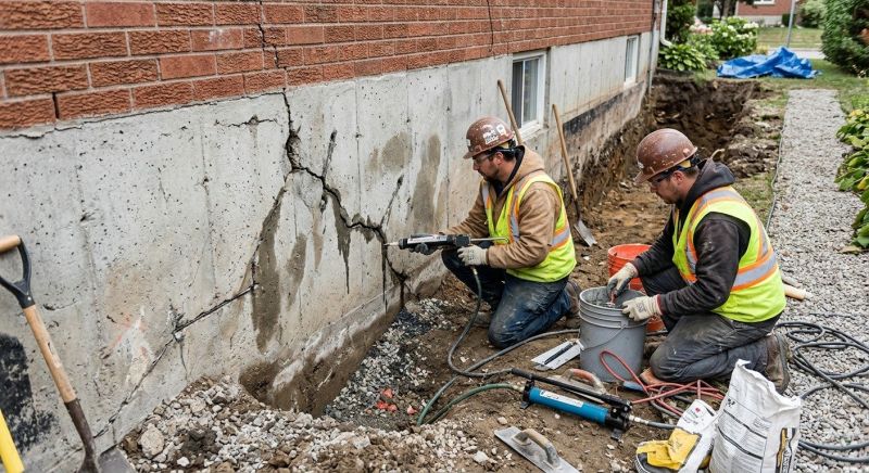 Foundation Cracks Repair in Chesterfield, VA