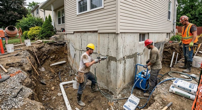 Foundation Damage Repair in Moseley, VA