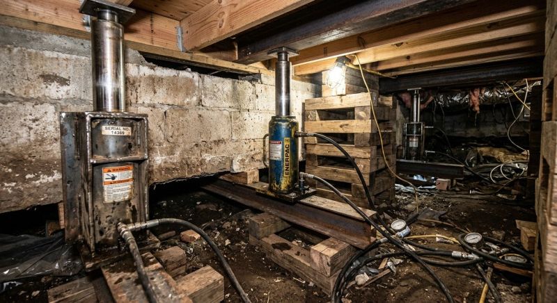 Foundation Jacking in Amelia County, VA