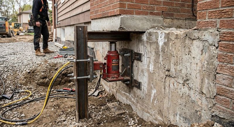 Foundation Jacking in Amelia Court House, VA