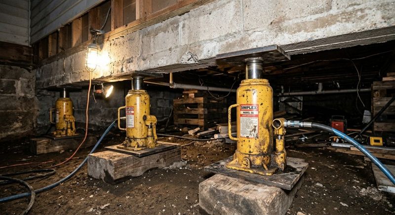 Foundation Jacking in Hanover County, VA