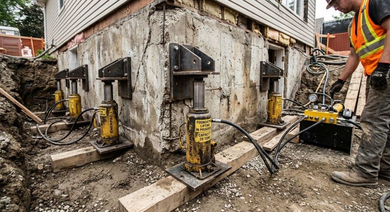 Foundation Jacking in Hanover County, VA