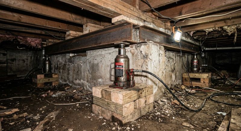 Foundation Jacking in Henrico County, VA