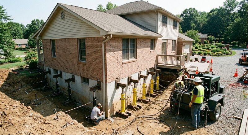 Foundation Jacking in Chesterfield, VA