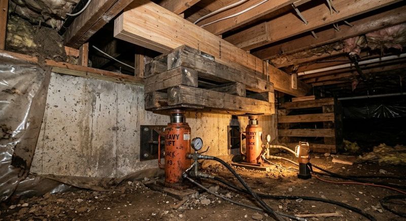 Foundation Jacking in Midlothian, VA
