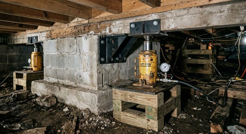 Foundation Jacking in Midlothian, VA