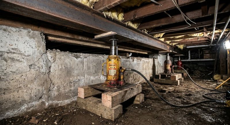 Foundation Jacking in Petersburg, VA