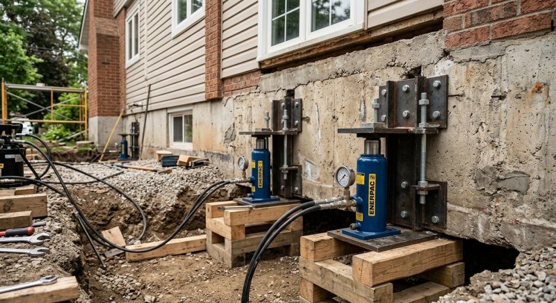 Foundation Jacking in Prince George, VA
