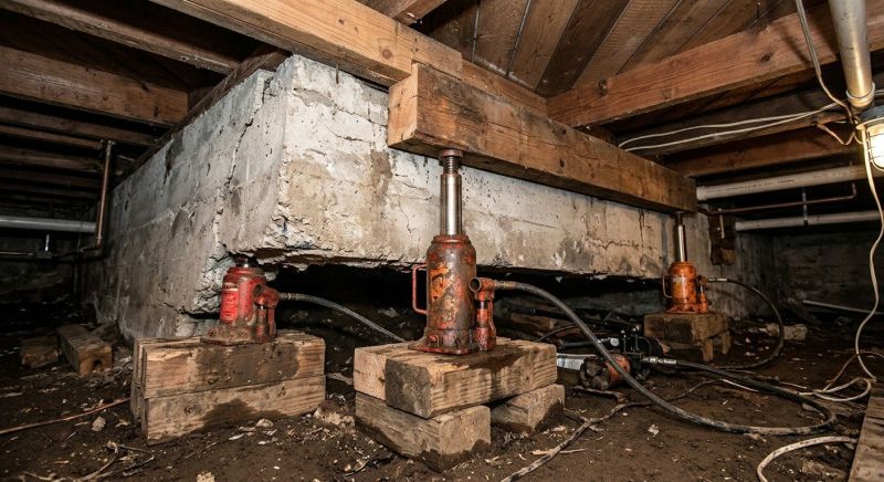 Foundation Jacking in Richmond, VA