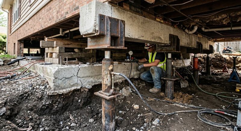 Foundation Lifting in Ashland, VA