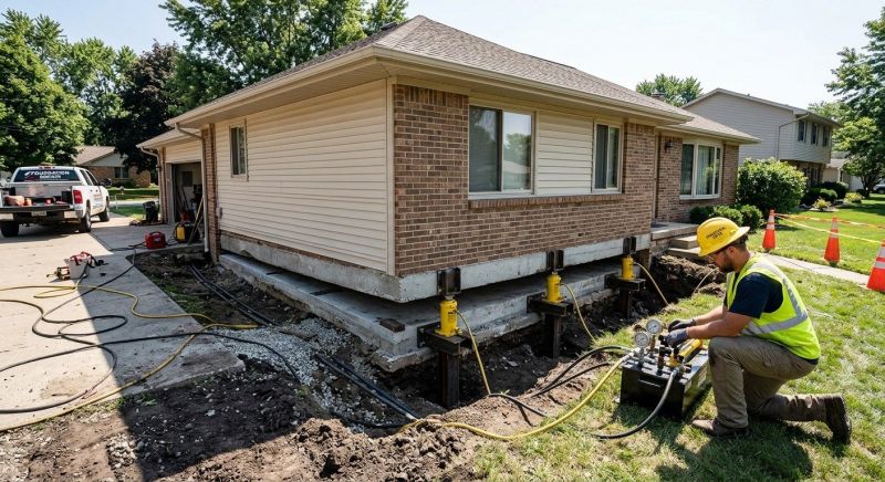 Foundation Lifting in Ashland, VA