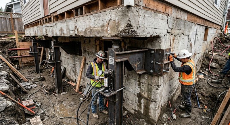 Foundation Lifting in Chester, VA