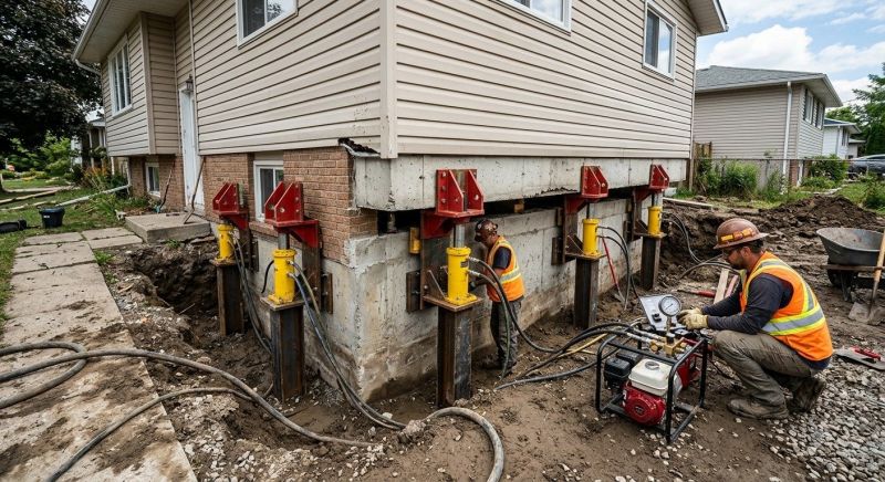 Foundation Lifting in Midlothian, VA