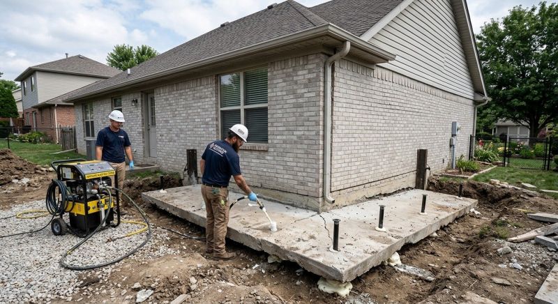 Foundation Lifting in Midlothian, VA