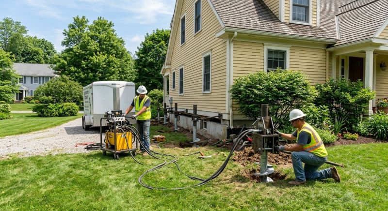 Foundation Lifting in Prince George County, VA