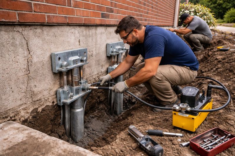 Foundation Pier Repair in Chesterfield, VA