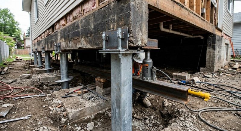 Foundation Raising in Mechanicsville, VA