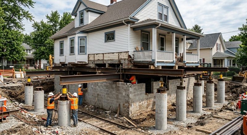 Foundation Raising in Moseley, VA