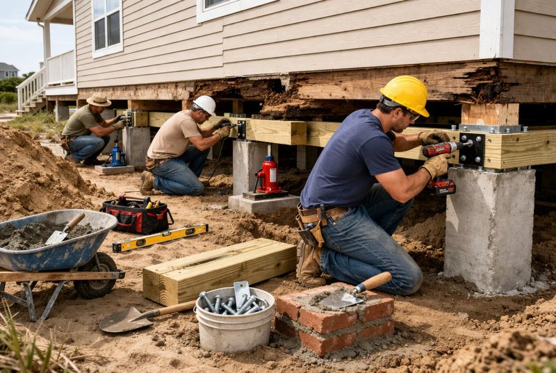 Foundation Raising in Moseley, VA