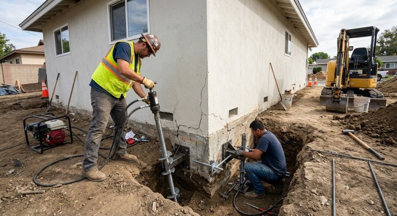 Foundation Stabilizing in Ashland, VA