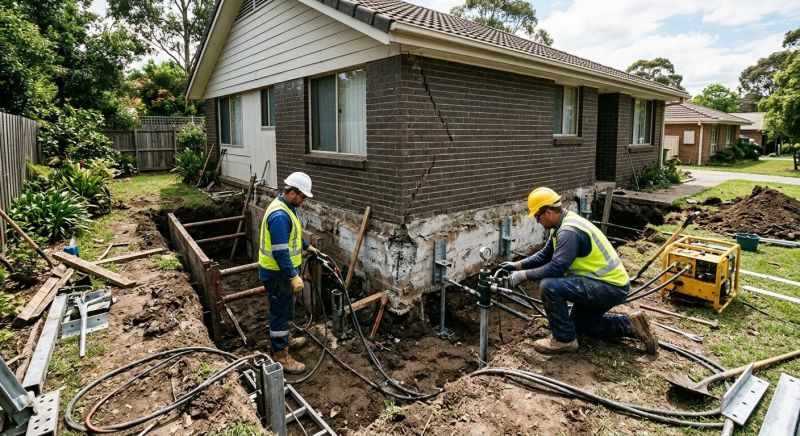 Foundation Stabilizing in Hanover County, VA