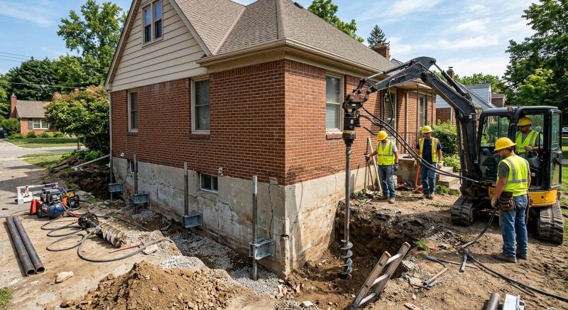 Foundation Stabilizing in Henrico County, VA