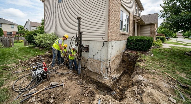 Foundation Stabilizing in Henrico County, VA