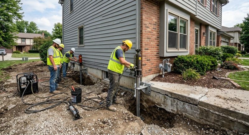 Foundation Stabilizing in Midlothian, VA