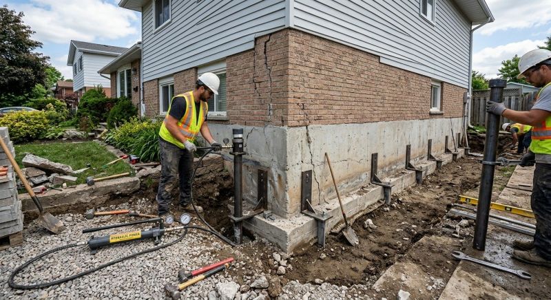 Foundation Stabilizing in Moseley, VA