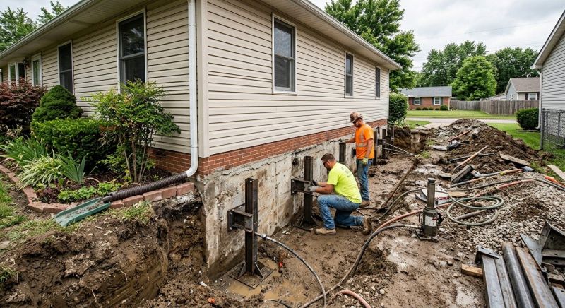 Foundation Stabilizing in Rockville, VA