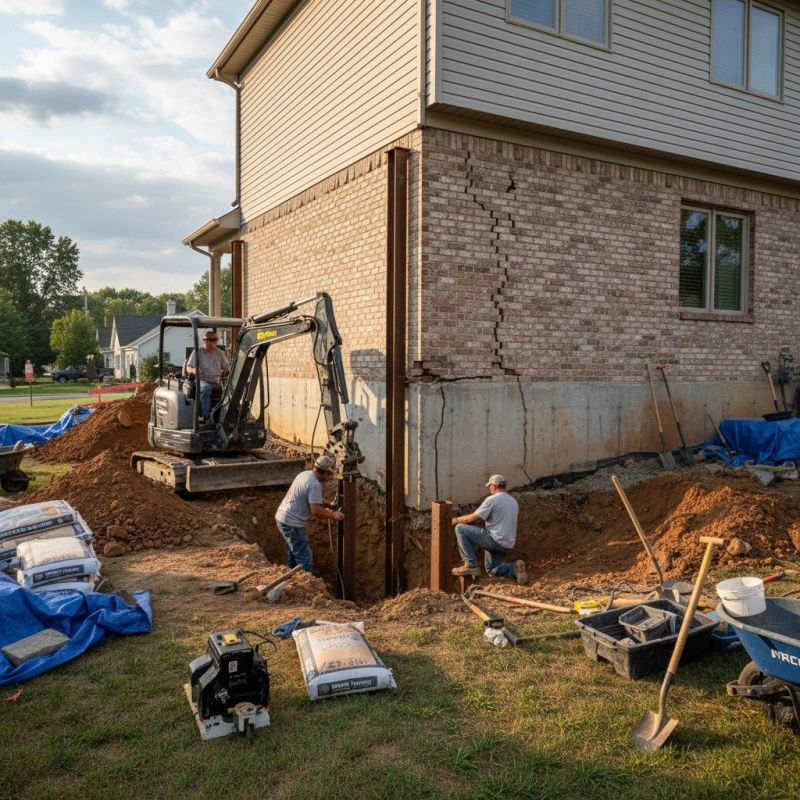 Foundation Structural Repair in Dinwiddie, VA