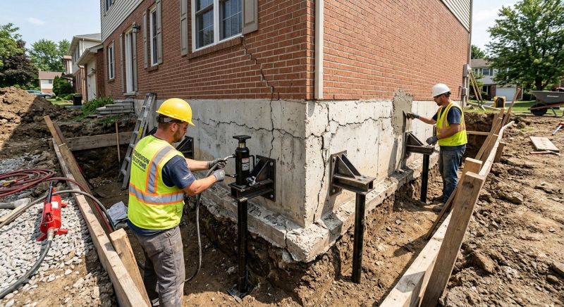 Foundation Structural Repair in Moseley, VA