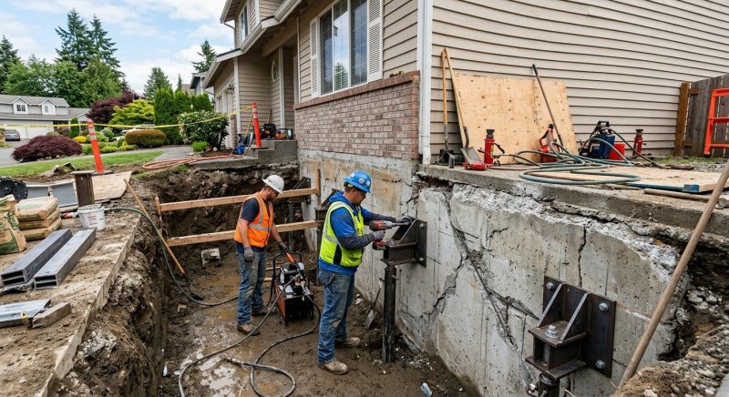 Foundation Structural Repair in Petersburg, VA