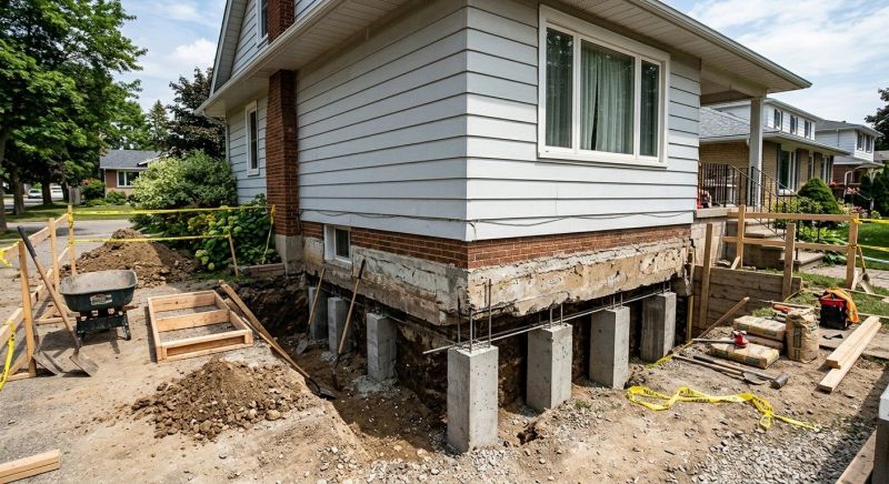 Foundation Underpinning in Chesterfield, VA